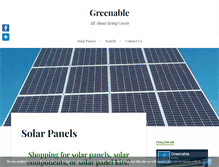 Tablet Screenshot of greenable.com